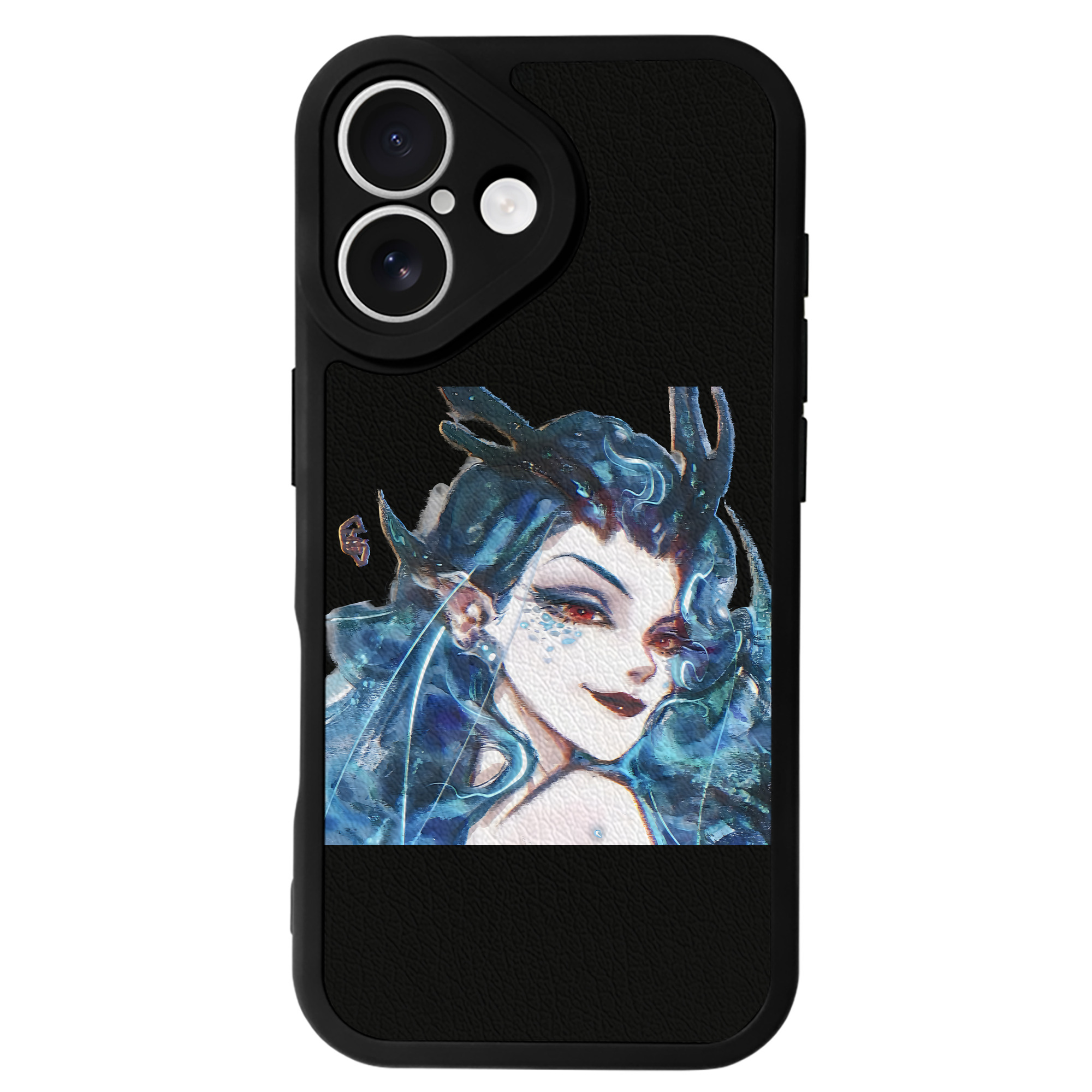 （画像用） Ne Zha 2 ナタ 魔童の大暴れ 【iPhone 16シリーズ対応】シリコンスマホケース（レザー調） 材質：シリコン
